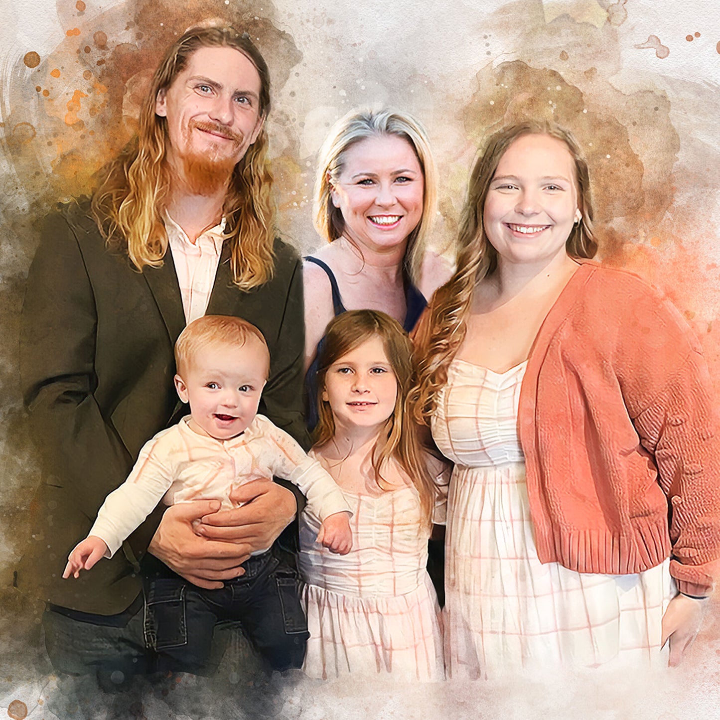 ๐ Add Deceased to Photo | Personalized Gifts | Add People to Photo | Custom Portrait from Picture | Add People to Images | Add Someone into a Picture | Loss Loved One | Custom Family Portrait | Merge Photos Into Painting | Combine Photos - FromPicToArt