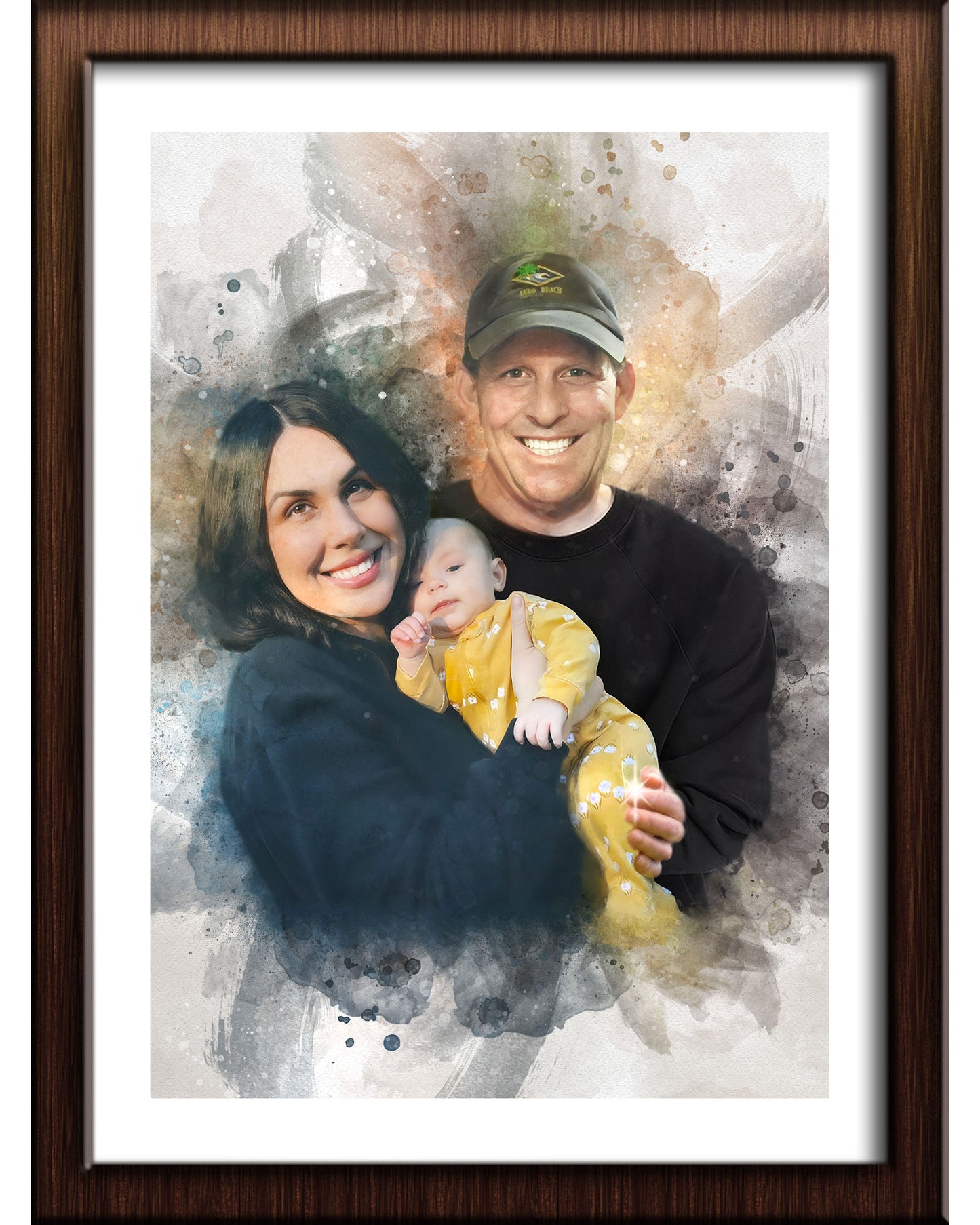 Painting of passed Loved Ones, Painting of Deceased Loved one _ FromPicToArt
