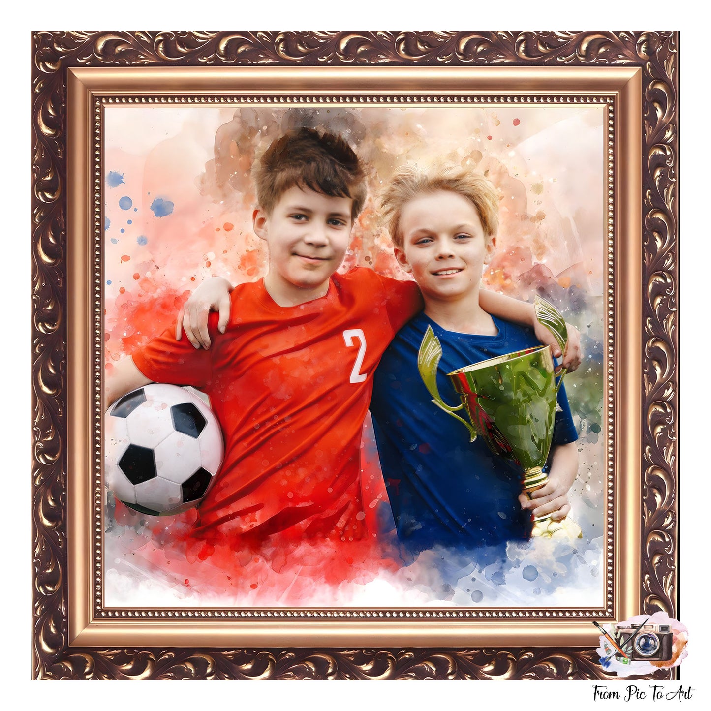 Custom Gifts for Athletes, Personalized Sports Gifts, Sport Prints Trainer Gifts, Coach apparitions ,- FromPicToArt