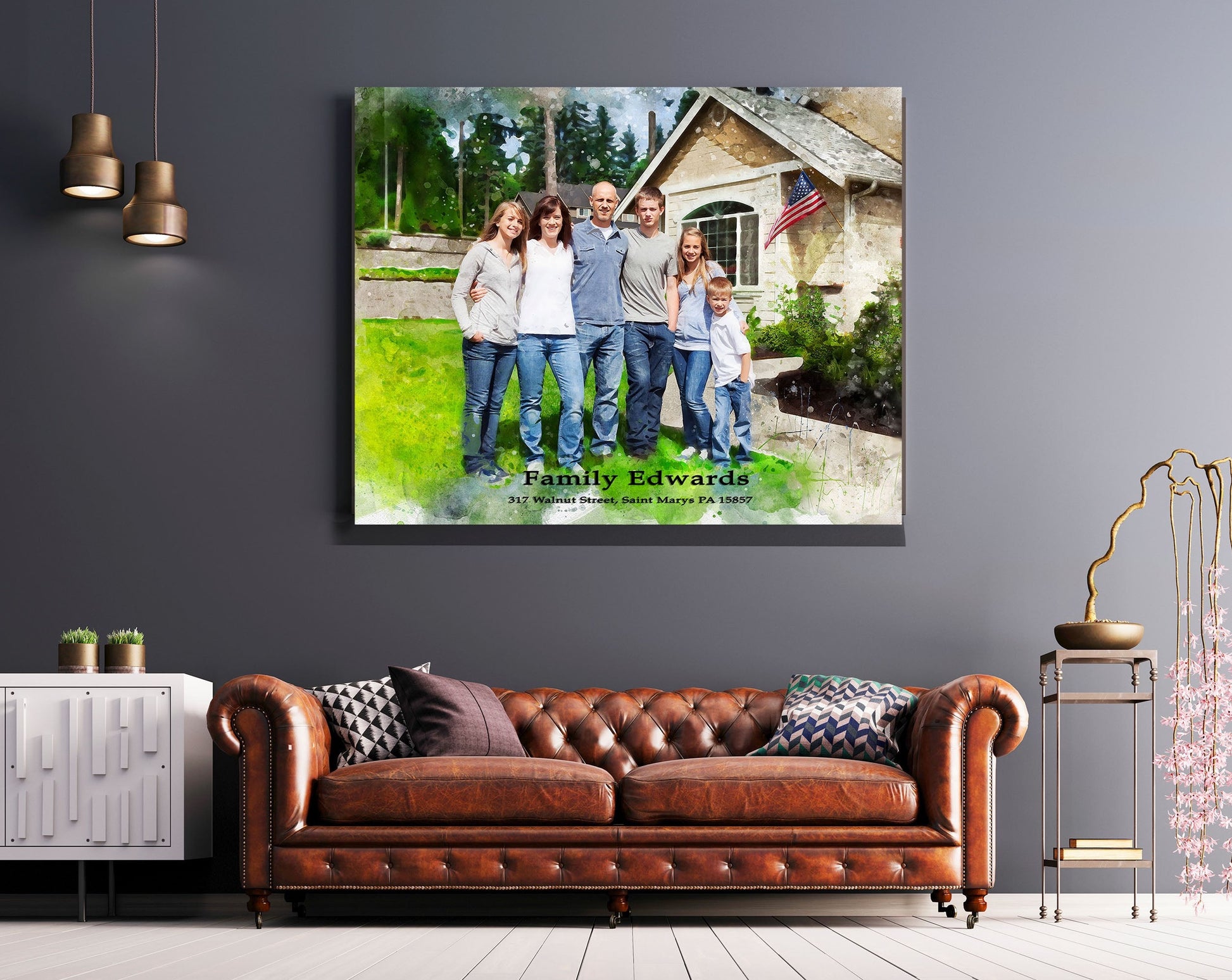 Gift for New Homeowners | Realtor Closing Gifts | Home Warming Gift Ideas | Custom House Portraits | Real Estate Agents - FromPicToArt
