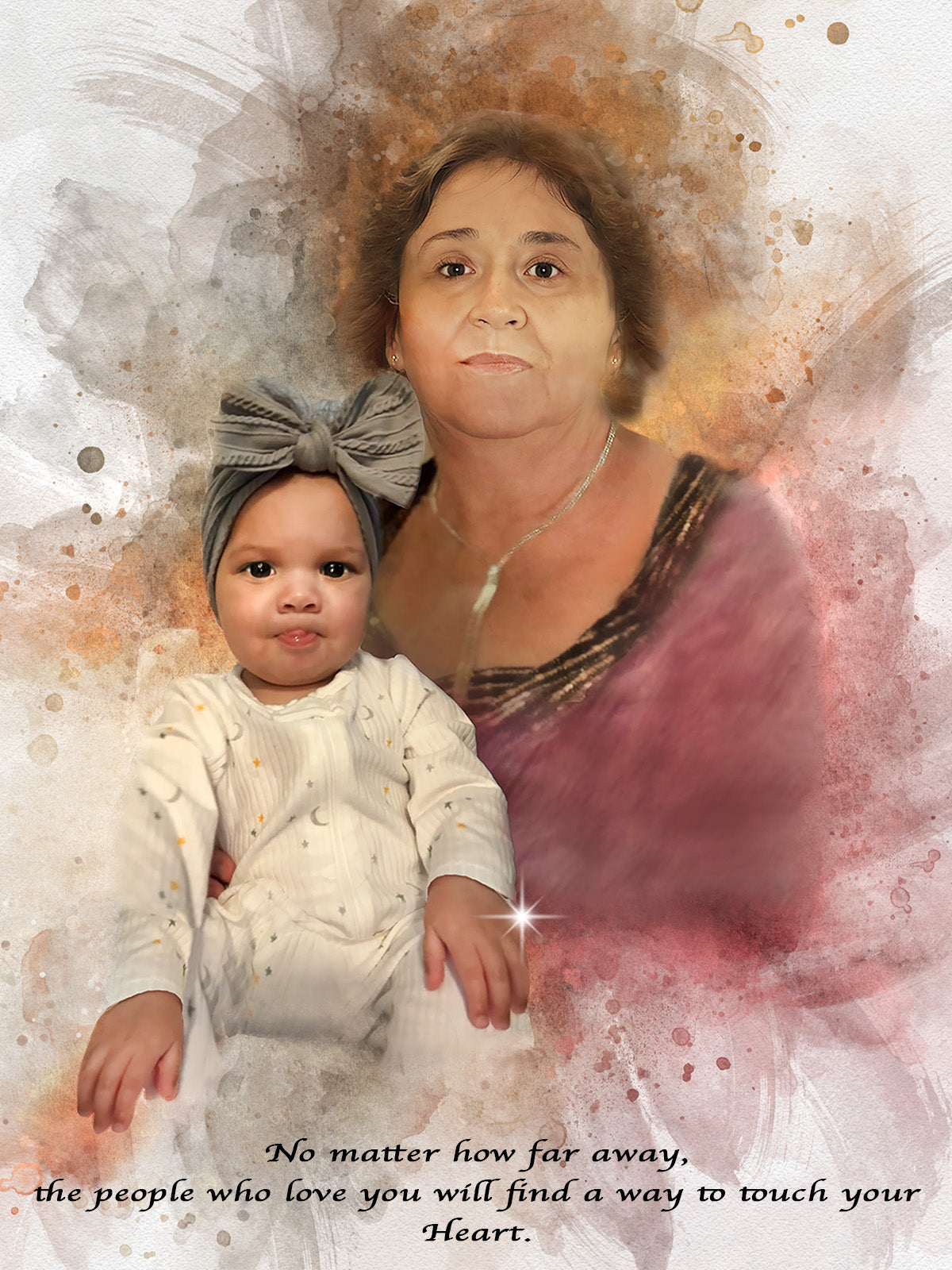 🌈Custom Gifts for Loss of Mother | Personalized Memorial Portraits