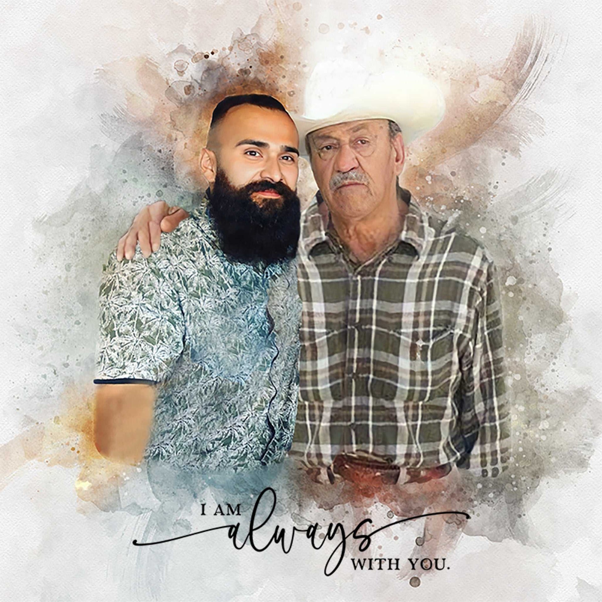 🌈 Add a Dead Family Member to a Picture | Add a Loved one to a Photo | Family Photo with Deceased - FromPicToArt