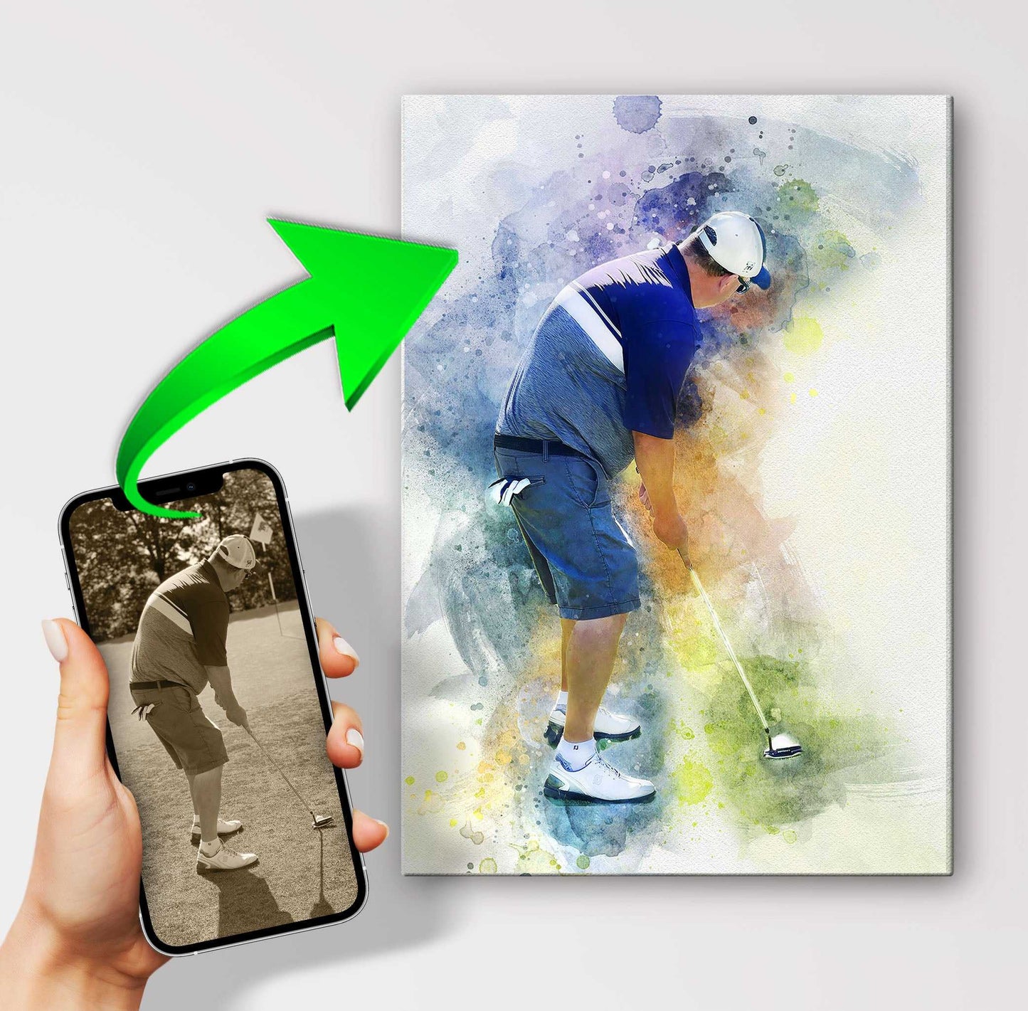 Best Golf Gifts for Men ⛳ 🏌️♂️ Best Golf Presents for Golf Lovers |Christmas Presents for a Golfer - FromPicToArt
