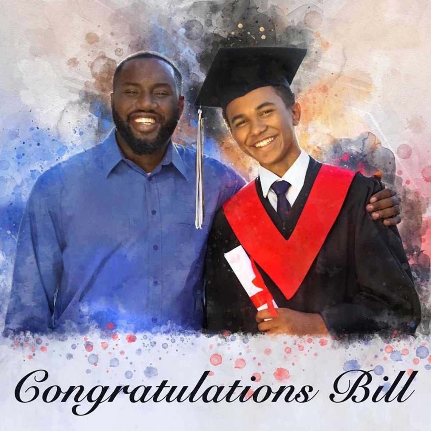 🎁 Best Graduation Gifts 🎓 Custom Painting from Photo - FromPicToArt