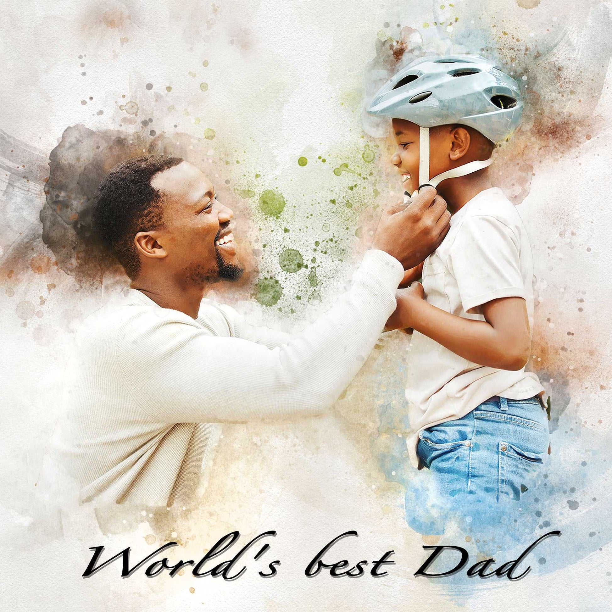 Christmas Gift for Father | Christmas Gift Ideas for your Dad | Father Christmas Gifts - FromPicToArt