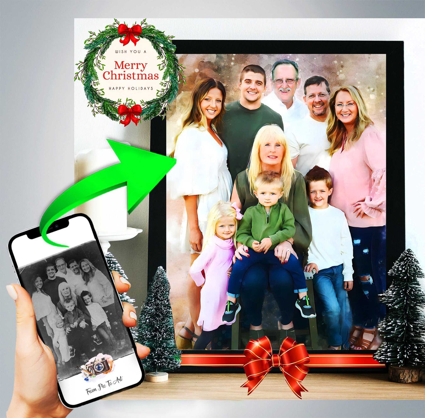 Christmas Gifts for Mother | Gifts to give Mom for Christmas | Gift ideas for Mom - FromPicToArt