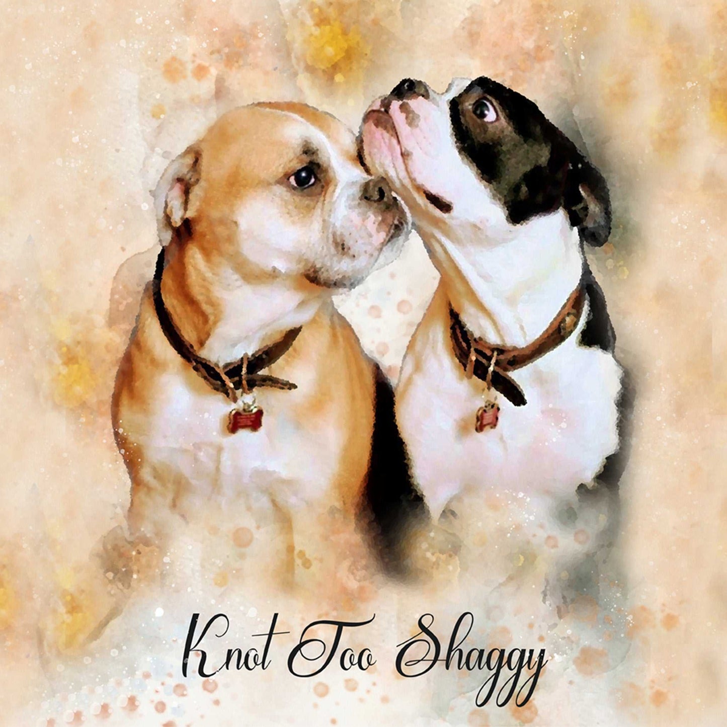 Custom Dog Memorial Gifts | Personalized Dog Loss Gifts | Custom Dog Portrait from Photo - FromPicToArt
