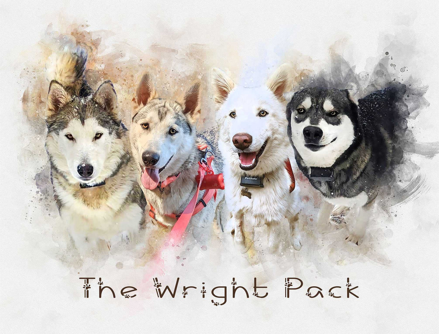 Custom Dog Memorial Gifts | Personalized Dog Loss Gifts | Custom Dog Portrait from Photo - FromPicToArt