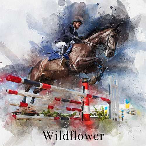 Custom Horse Art | Personalized Horse Paintings on Canvas | Personalized Horse Portrait - FromPicToArt