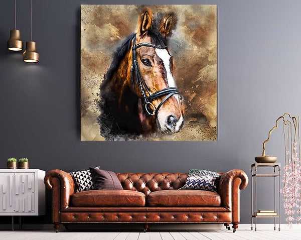 Custom Horse Derby Race Paintings | Custom Horse Paintings on Canvas | Your Horse Painted on Canvas - FromPicToArt