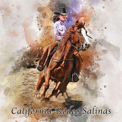 Custom Horse Painting| Personalized Horse Painting on Stretched Canvas - FromPicToArt