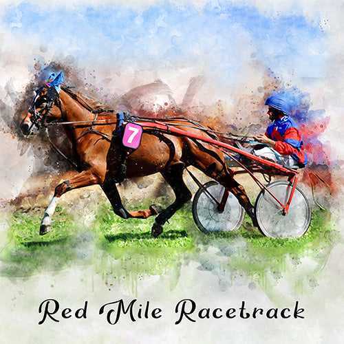 Custom Horse Paintings for Sale | Personalized Painted Horse Portrait from Photo - FromPicToArt