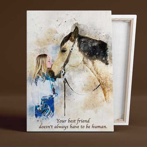Custom Horse Paintings for Sale | Personalized Painted Horse Portrait from Photo - FromPicToArt
