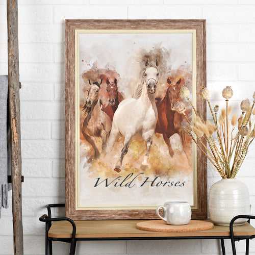 Custom Horse Racing Painting | Personalized Horse Paintings on Canvas | Your Horse Painted on Canvas - FromPicToArt