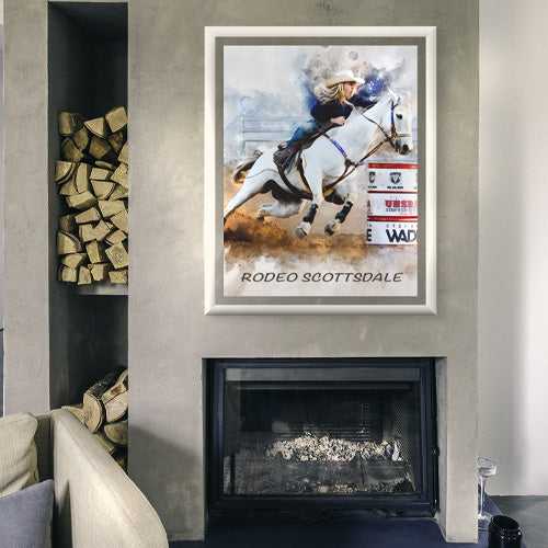 Custom Running Horse Painting | Custom Horse Paintings on Canvas | Your Horse Painted on Canvas - FromPicToArt