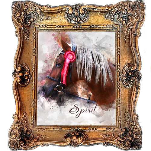 Custom Running Horse Painting | Custom Horse Paintings on Canvas | Your Horse Painted on Canvas - FromPicToArt