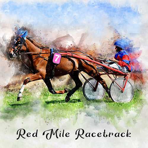 Custom Running Horse Painting | Custom Horse Paintings on Canvas | Your Horse Painted on Canvas - FromPicToArt