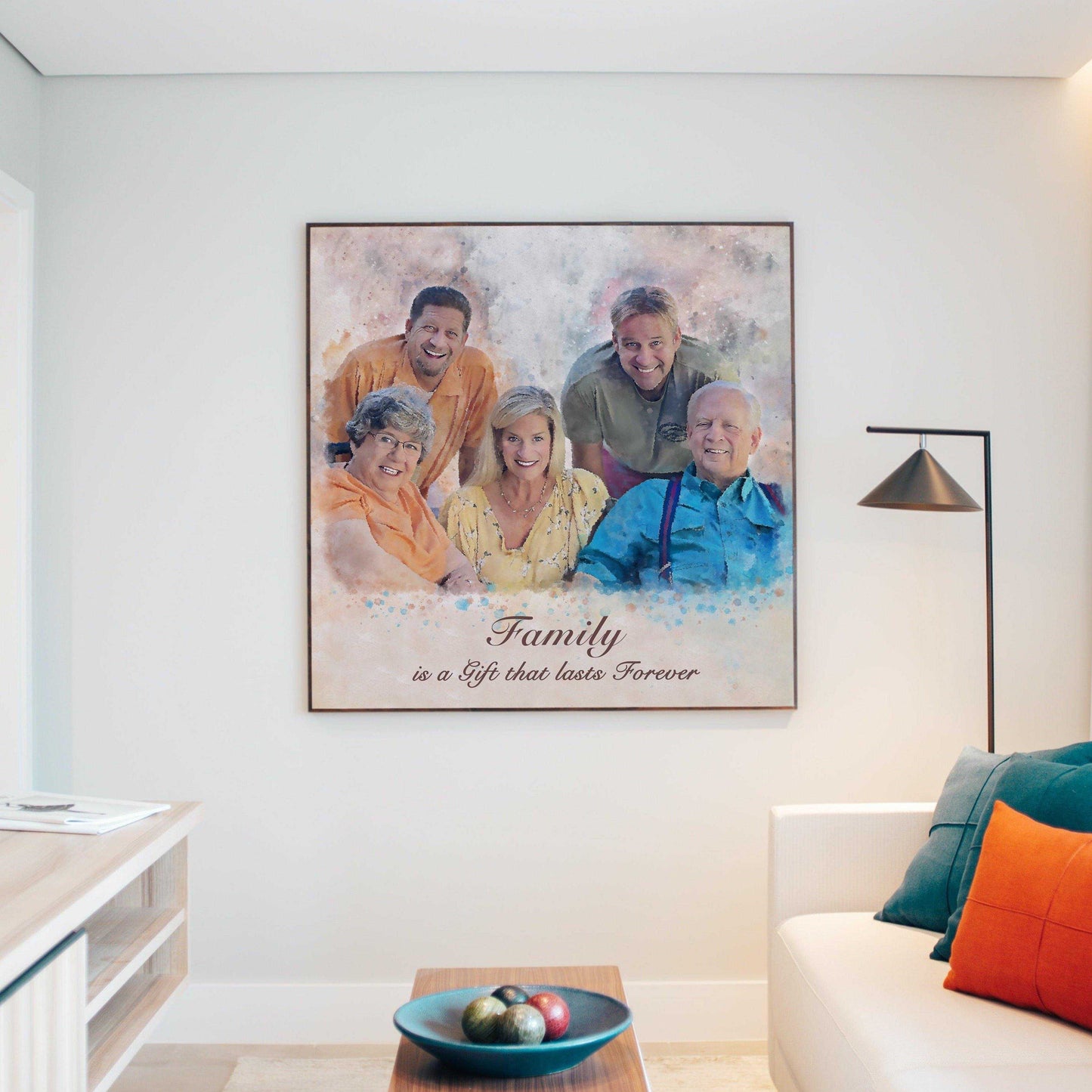 Family Portrait Painting, Custom Family Painting - FromPicToArt