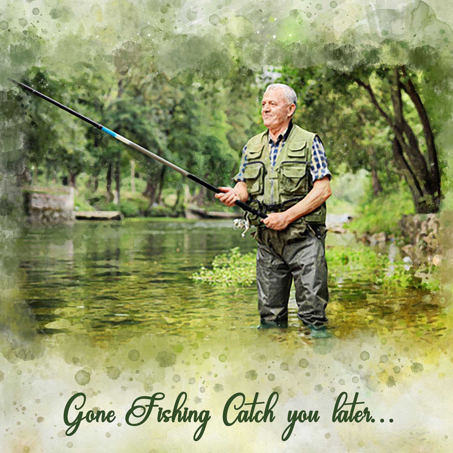 Fathers Day Presents | Custom Portraits on Canvas - FromPicToArt