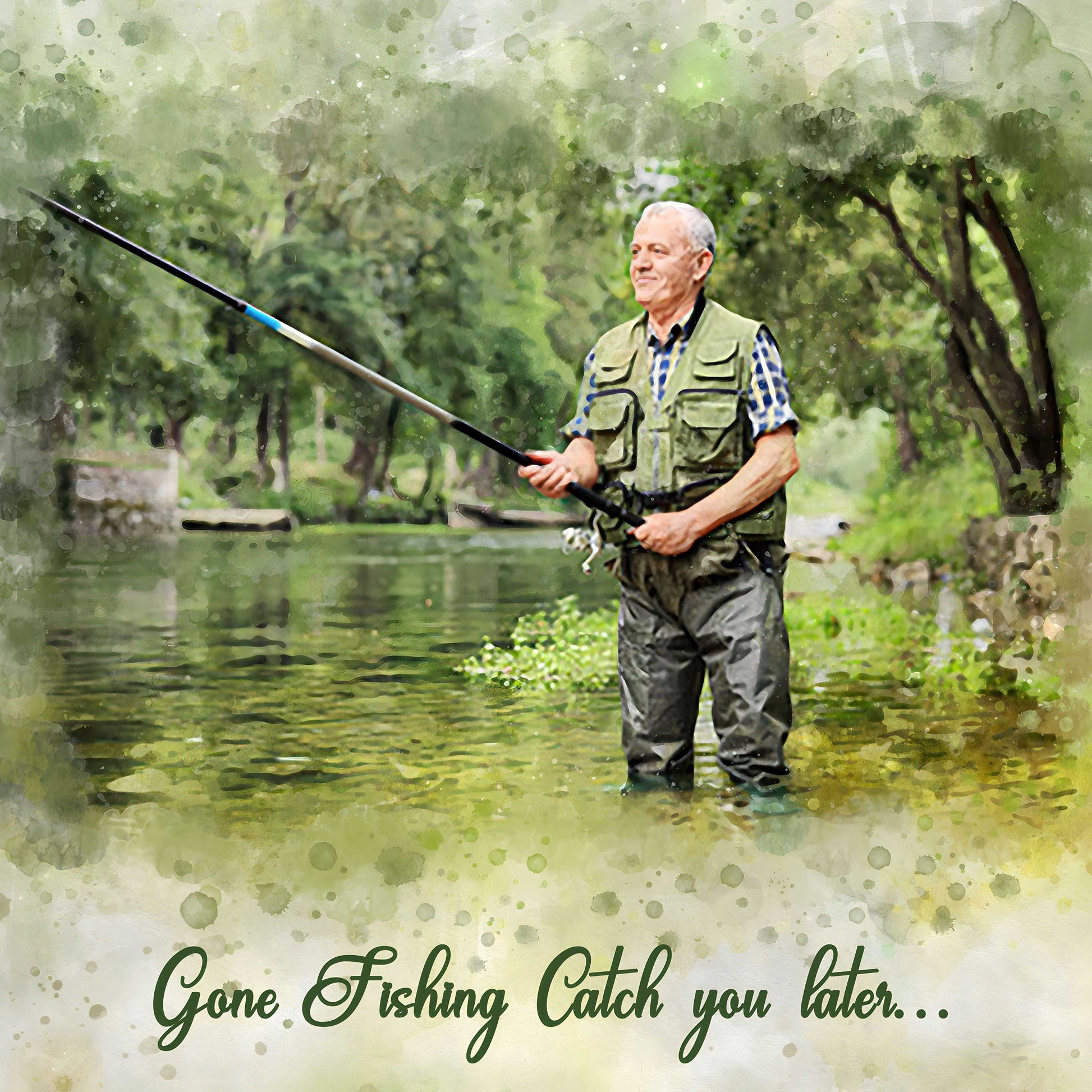 Gift ideas for Dad | Custom Painted Portraits | Personalized Paintings on Canvas - FromPicToArt