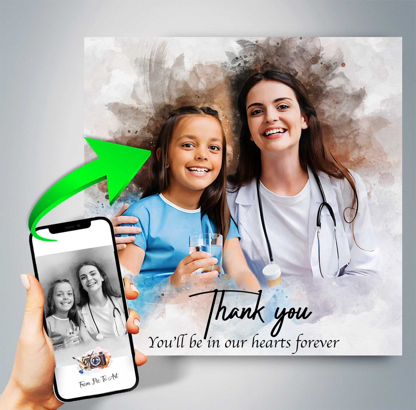 Gifts for Nurse Appreciation Gift PHD Graduation Gifts for RN Grads Graduation Gifts for Nurses - FromPicToArt