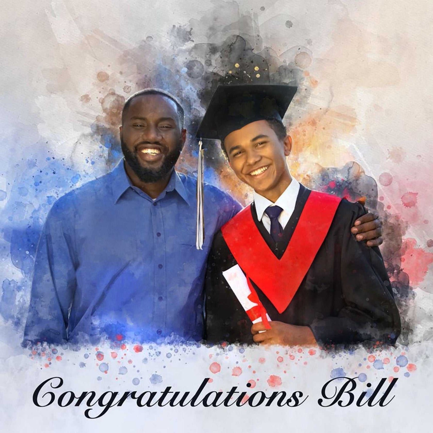 Graduation Gifts for Him π Custom Paintings from Photo π - FromPicToArt