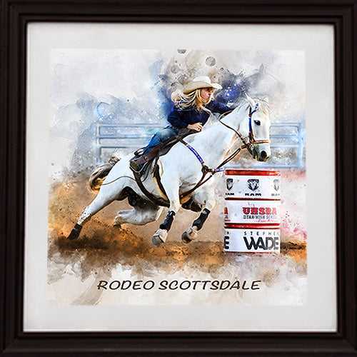 Horse Canvas Wall Art Custom Made | Custom Painted Horse Portraits - FromPicToArt