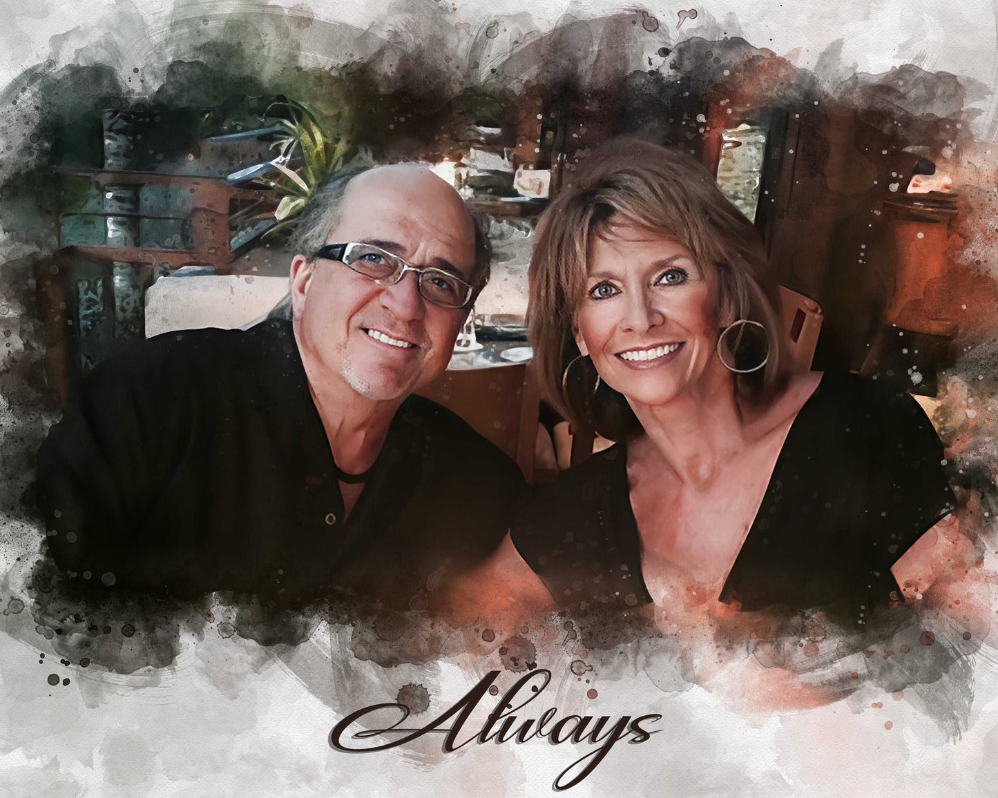 Last Minute Birthday Gifts | Custom Canvas Portrait | 2-3 Business Days EXPRESS Delivery | Personalized Gifts Ideas - FromPicToArt