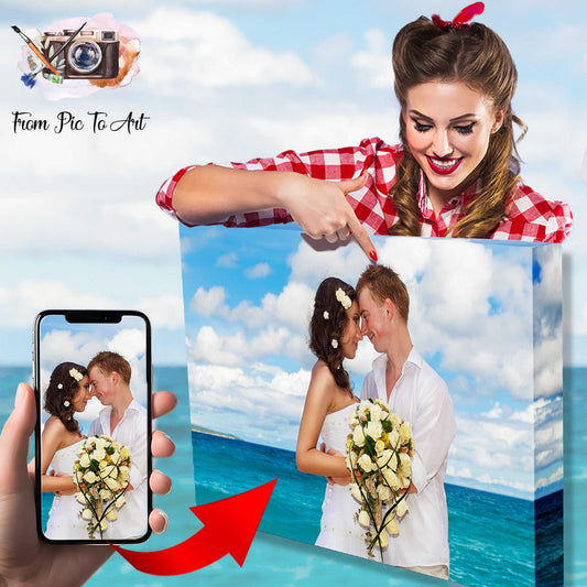 Last Minute Gift Ideas | Custom Canvas Portraits - Personalized Gifts | 2-3 Business Days EXPRESS Delivery - FromPicToArt