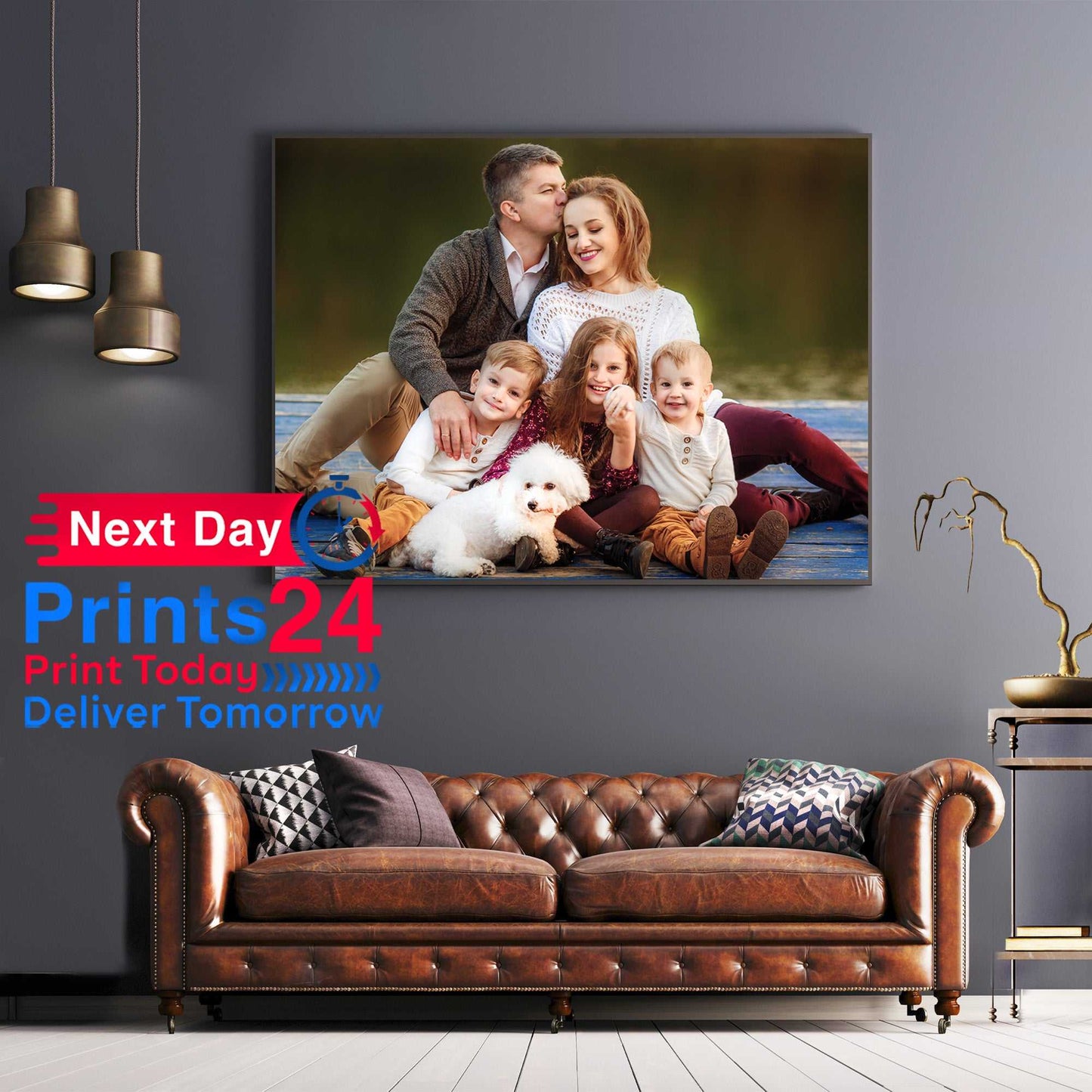 Last Minute Gifts | FREE 1-2 Business Days Express Shipping | Your Photo on Canvas | Personalized Canvas Wall Art | Custom Canvas Print - FromPicToArt