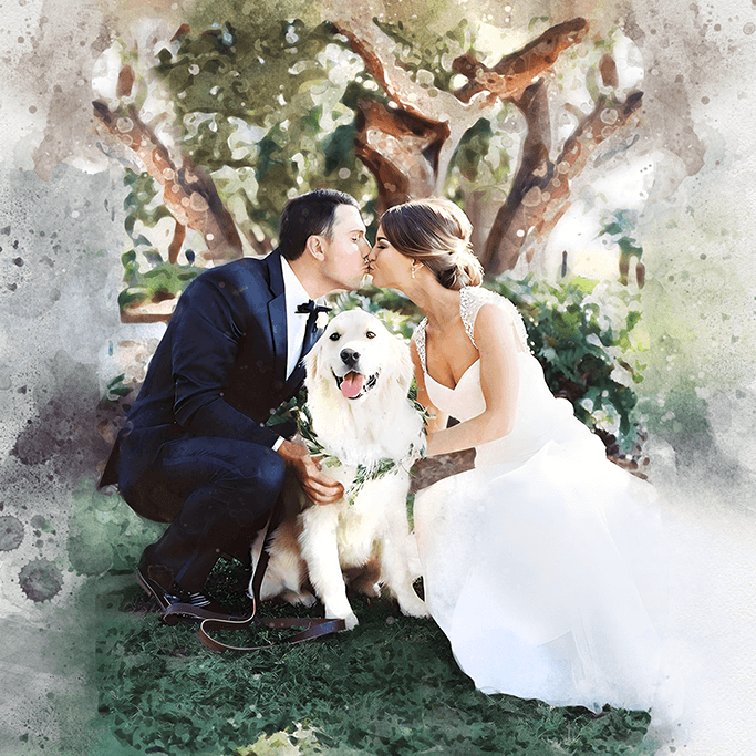 Last Minute Valentine's Day Gifts | Personalized Canvas Portraits | 2-3 Business Days EXPRESS Delivery | Custom Gift Ideas - FromPicToArt