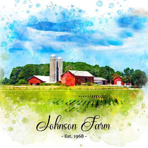 New House Gifts | New Home Gifts | Personalized Home Portrait From Photo | Gifts from Real Estate Agents | Realtor Closing gift Ideas - FromPicToArt