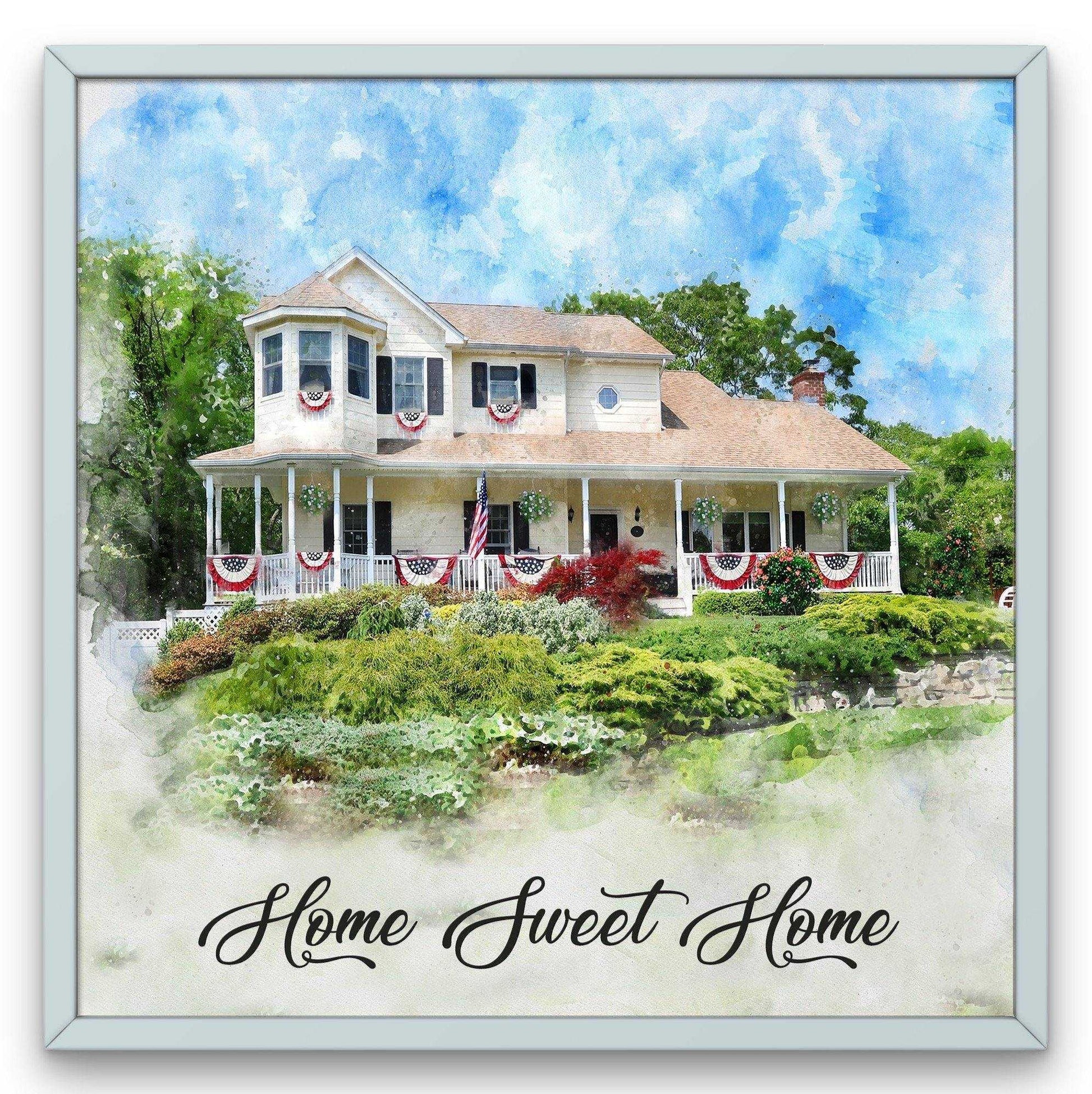 Order Your Custom House Painting in 5 Minutes. Follow the EASY Steps below - FromPicToArt