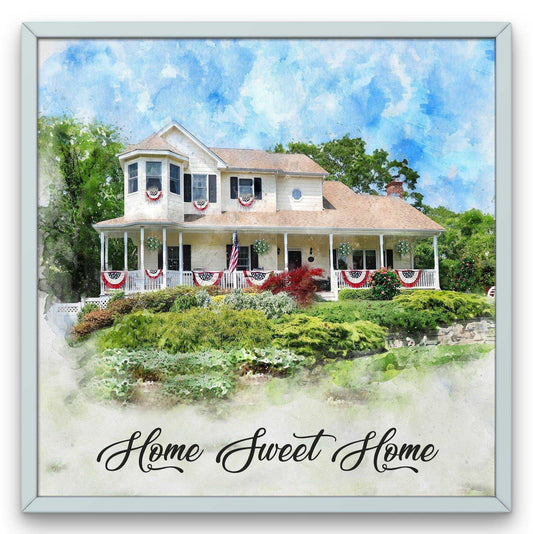 Order Your Custom House Painting in 5 Minutes. Follow the EASY Steps below - FromPicToArt