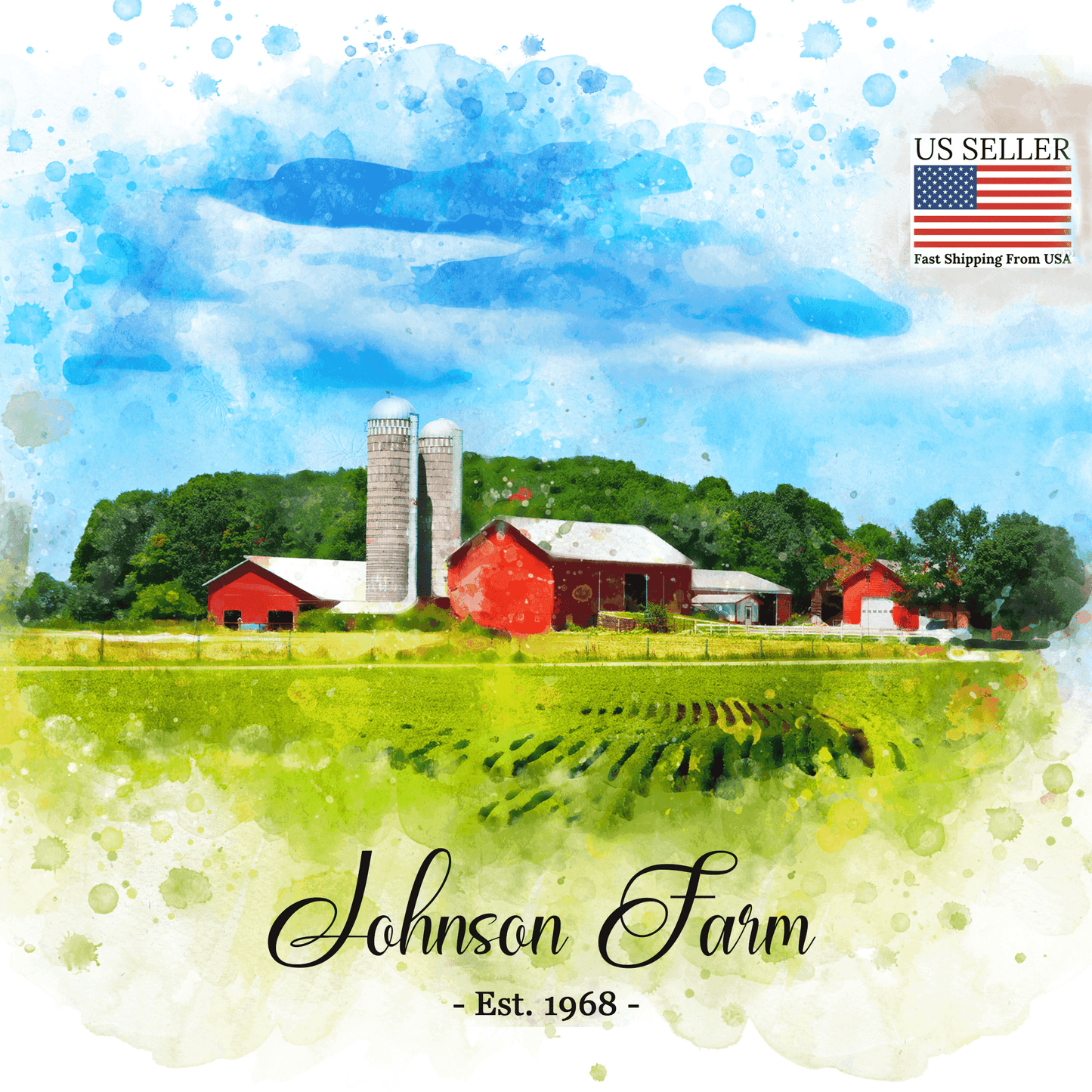 Order Your Custom House Painting in 5 Minutes. Follow the EASY Steps below - FromPicToArt