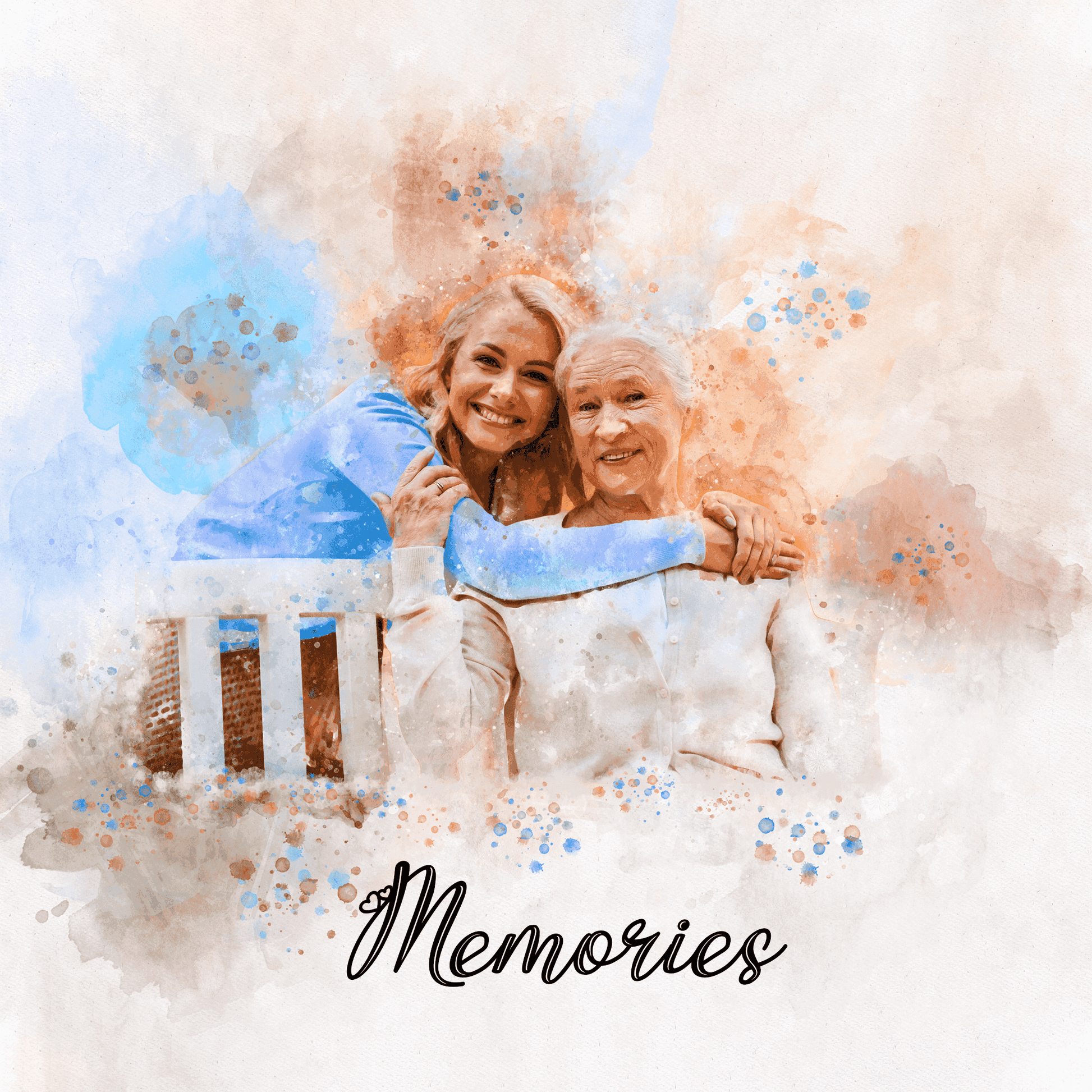 Order Your Family Painting in 5 Minutes. Follow the EASY Steps below - FromPicToArt