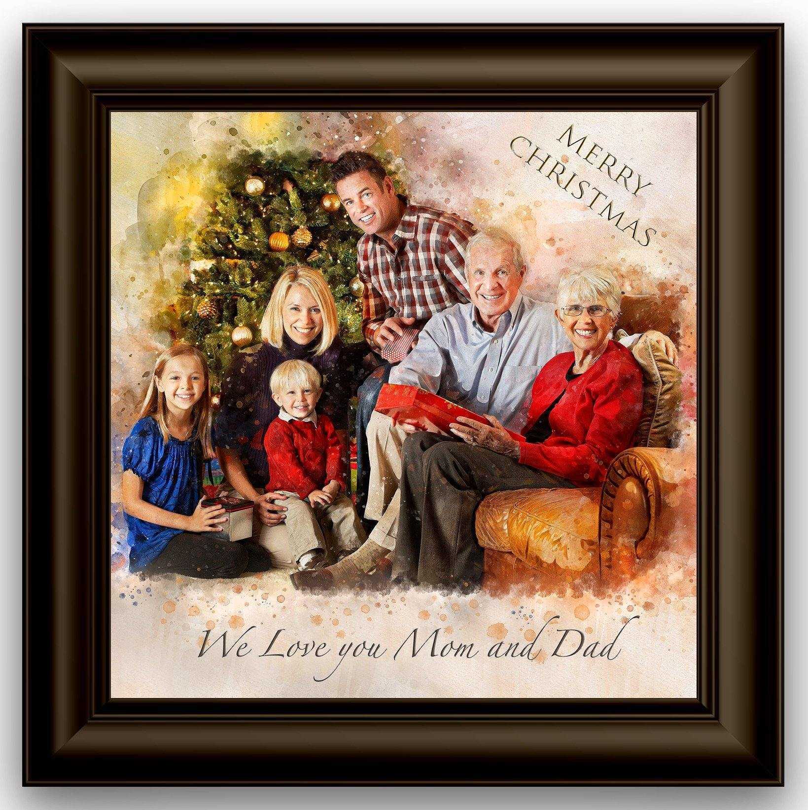 Order Your Family Painting in 5 Minutes. Follow the EASY Steps below - FromPicToArt