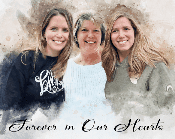 🌈Painting of lost Loved Ones 💙 Gift for Someone who Lost a Loved One | Sympathy Gift | Memorial Gifts - FromPicToArt