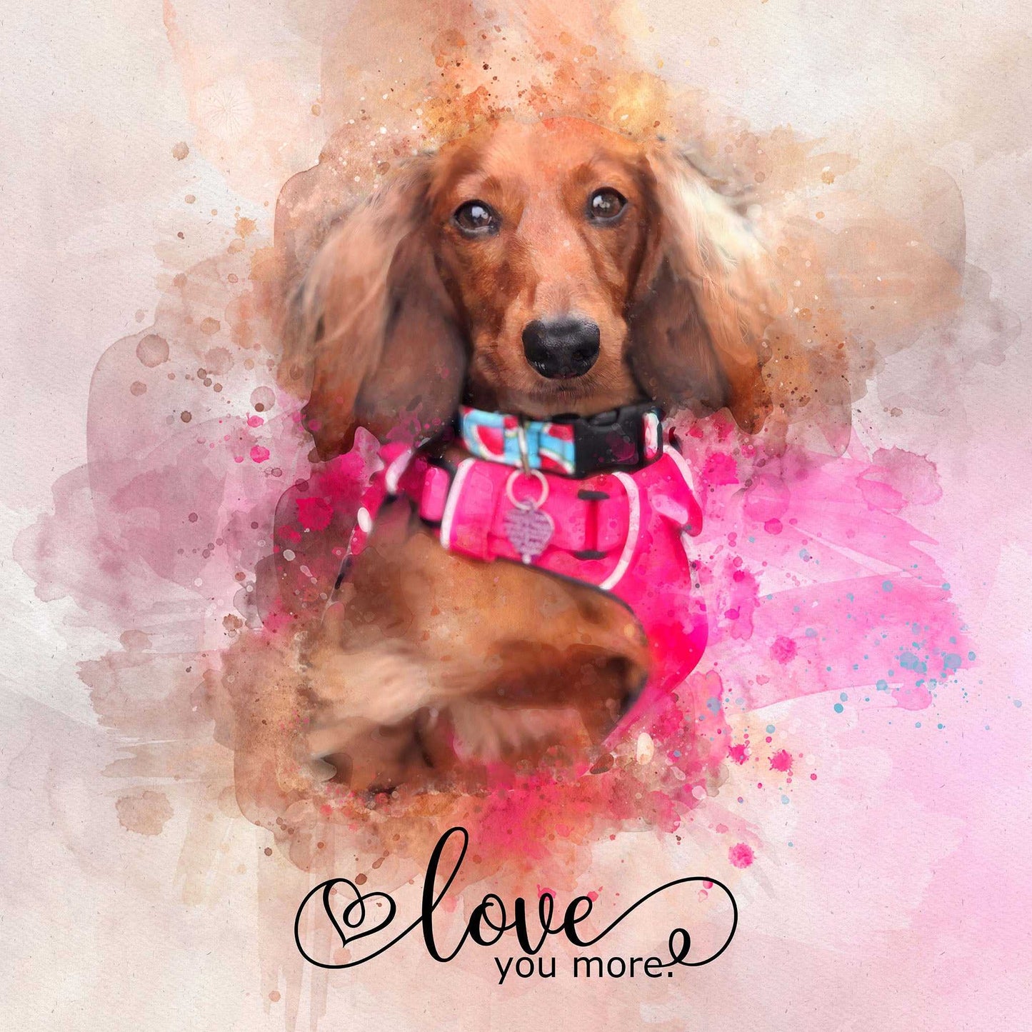 Personalized Pet Painting πΆπΎπ Custom Dog and Cat Portraits from Photo - FromPicToArt