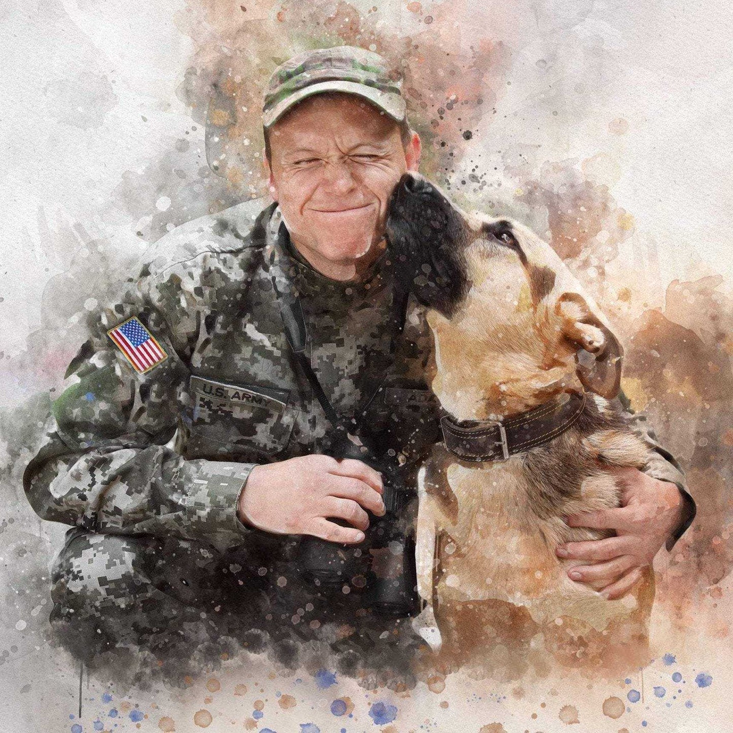Pet Painting, Custom Pet Painting from Photo, Pet Paintings on Canvas - FromPicToArt