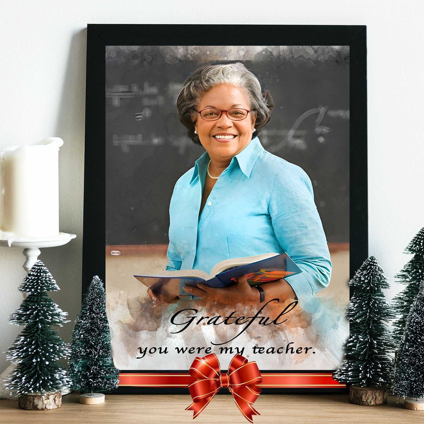 Teacher Christmas Gifts | Gift Ideas for Teachers | Teacher XMAS Gift Teacher Christmas - FromPicToArt