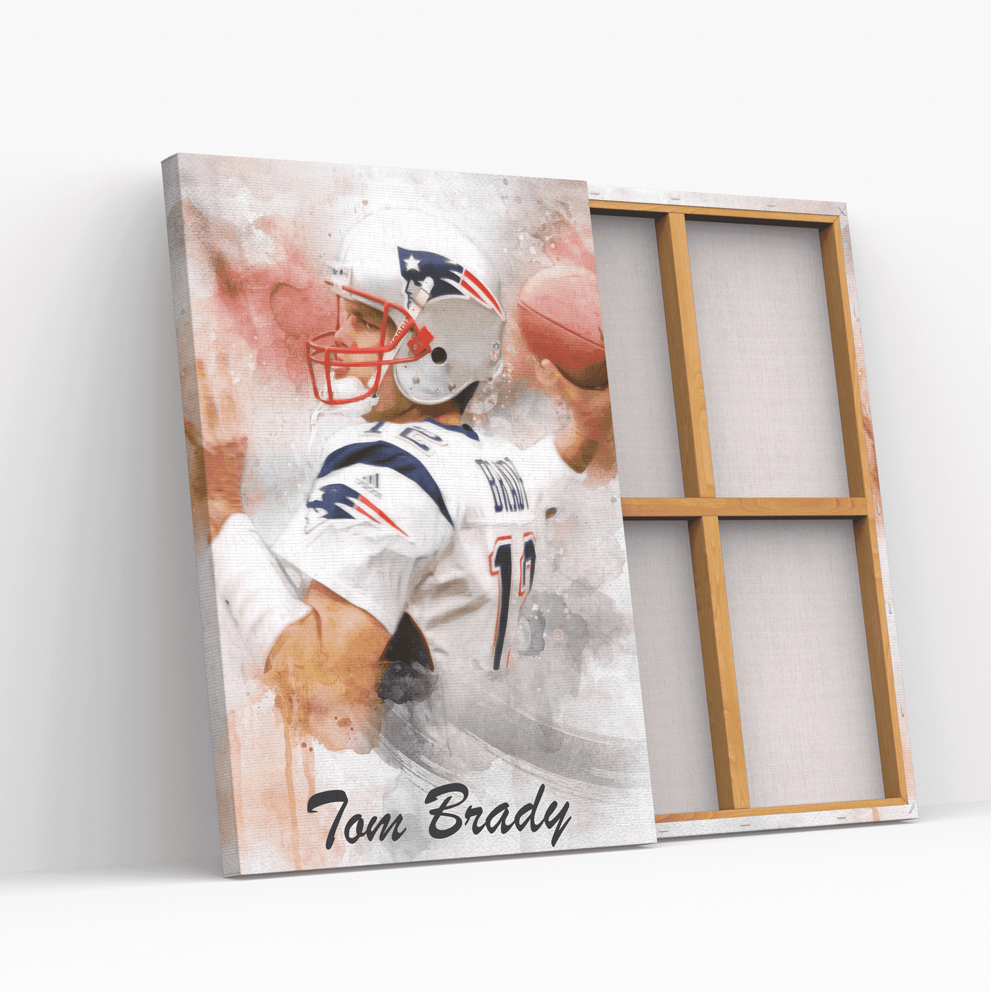 Tom Brady Poster/Canvas, Football Painting, Man Cave Decor, Man Cave Gift, Tampa Bay Buccaneers, Tom Brady the GOAT - FromPicToArt