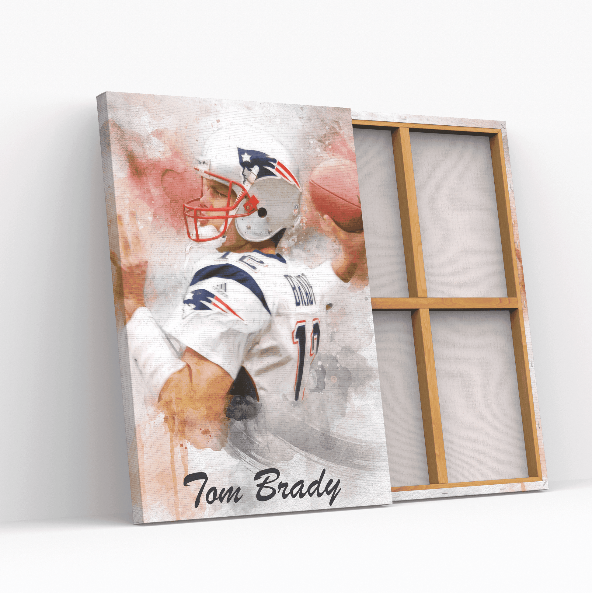 Tom Brady Poster/Canvas, Football Painting, Man Cave Decor, Man Cave Gift, Tampa Bay Buccaneers, Tom Brady the GOAT - FromPicToArt