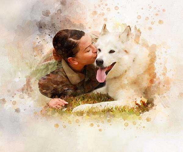Unique Pet Canvas | Custom Pet Paintings on Canvas | Personalized Pet Portraits - FromPicToArt