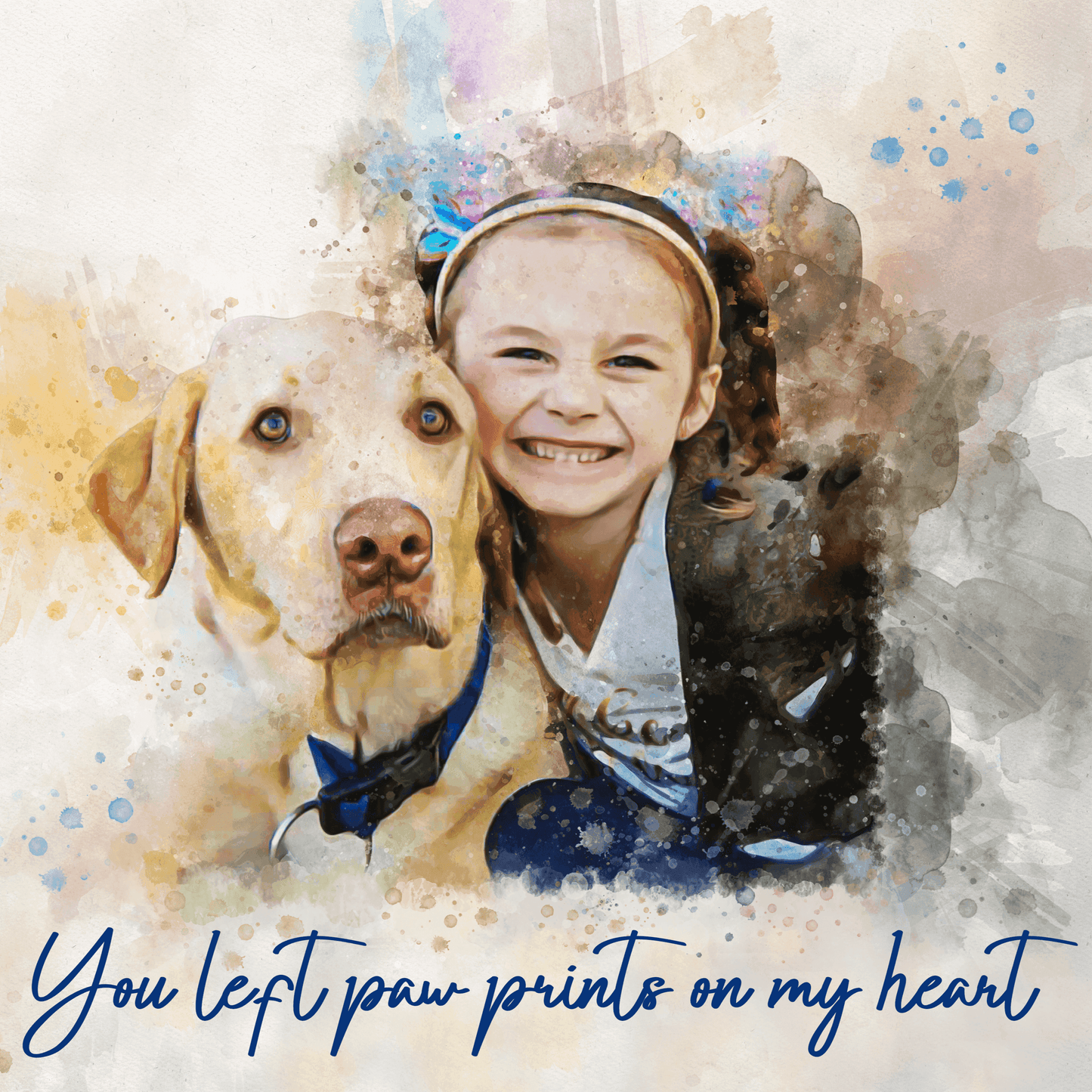 Unique Pet Canvas | Custom Pet Paintings on Canvas | Personalized Pet Portraits - FromPicToArt