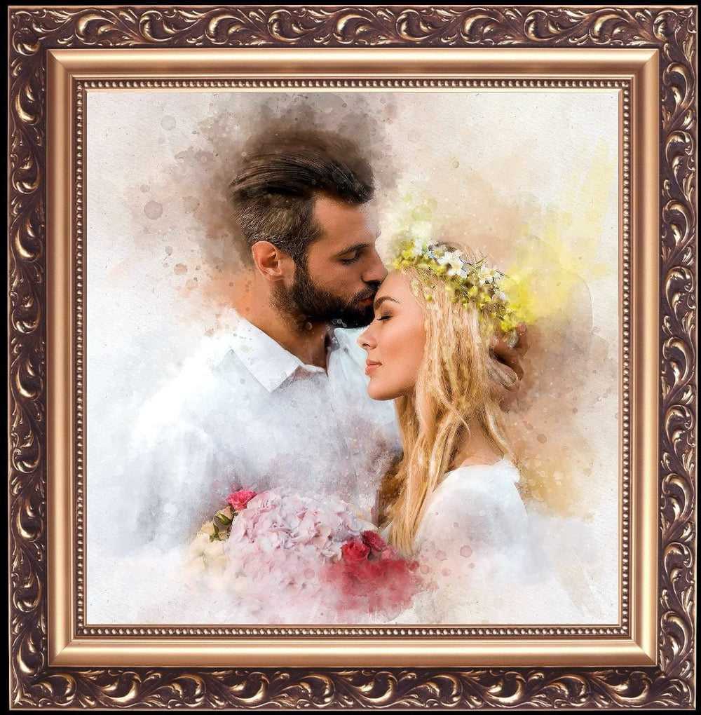 Unique Wedding Gifts for Couples | Custom Portrait Paintings | Pictures to Paint - FromPicToArt