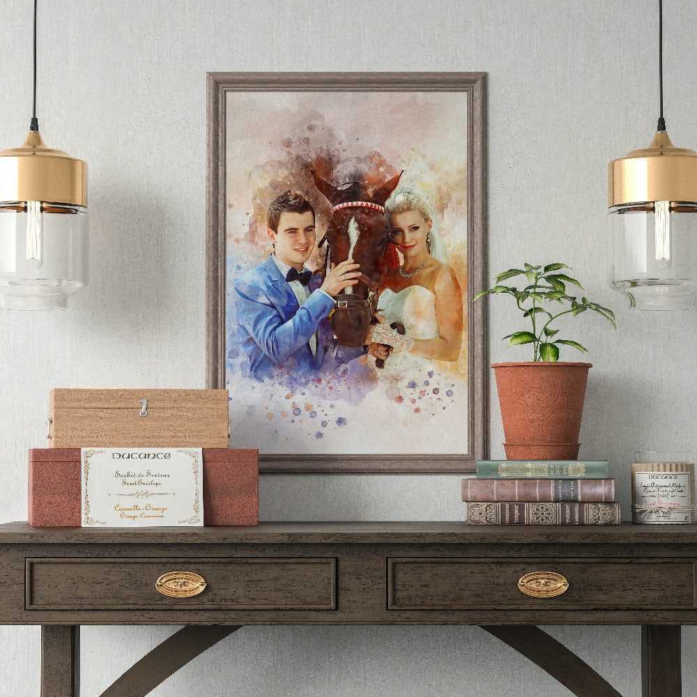 Unique Wedding Gifts for Couples | Custom Portrait Paintings | Pictures to Paint - FromPicToArt