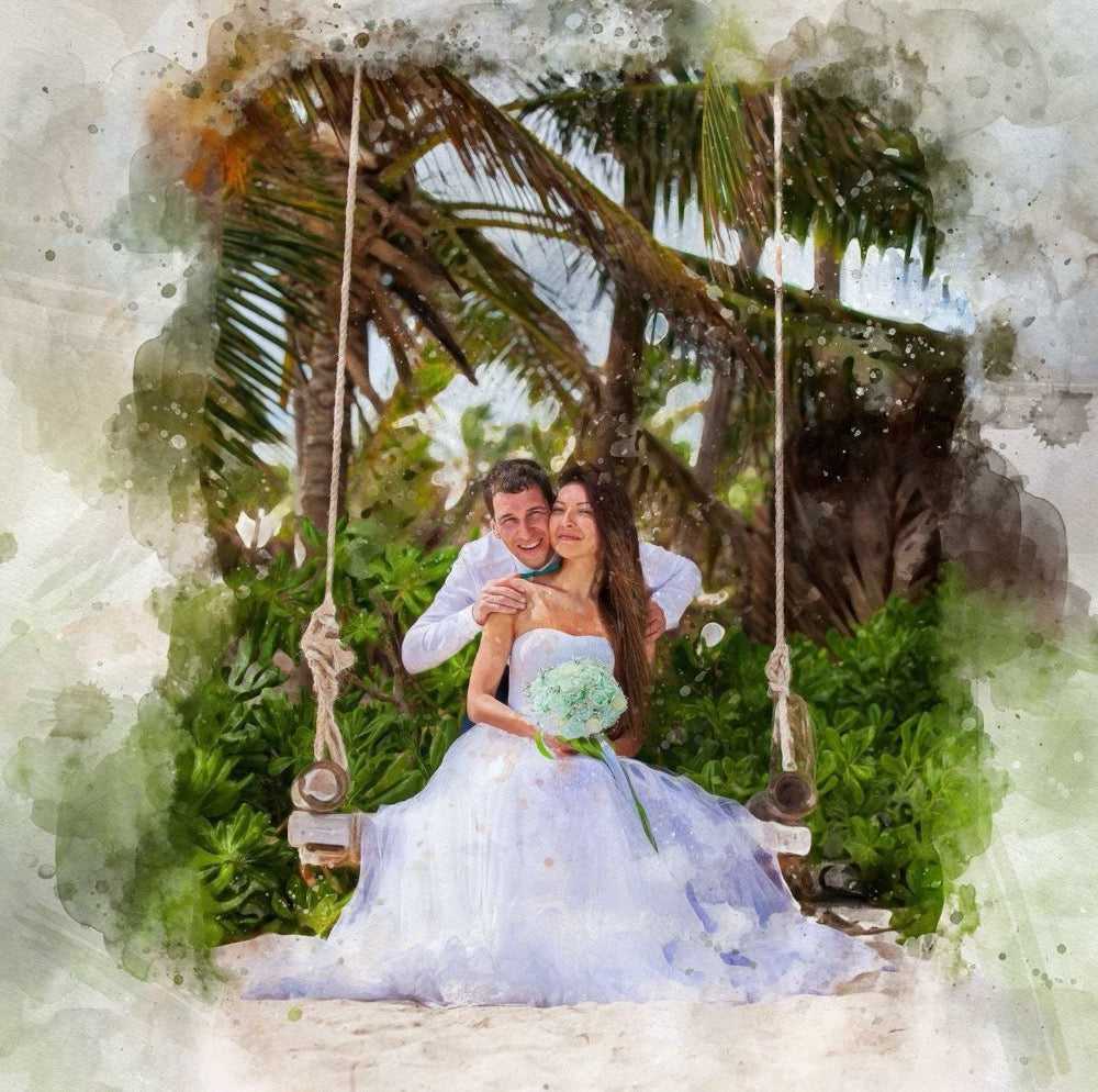 Unique Wedding Gifts for Couples | Custom Portrait Paintings | Pictures to Paint - FromPicToArt