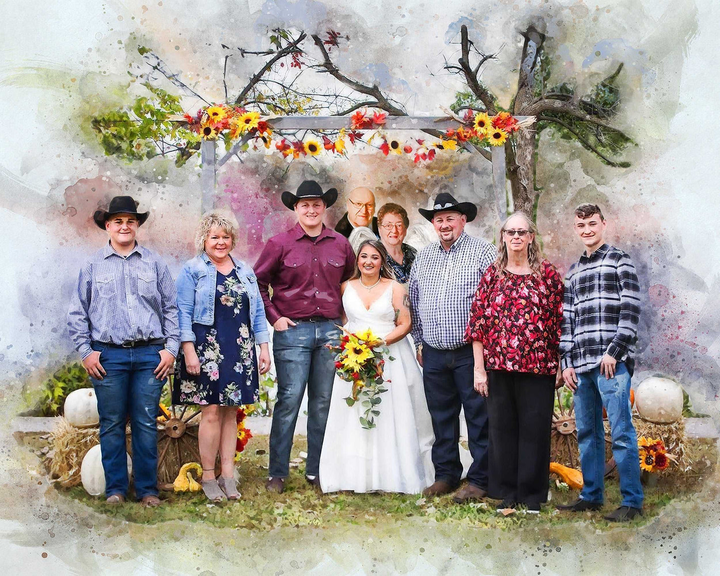 Unique Wedding Gifts for Couples | Custom Portrait Paintings | Pictures to Paint - FromPicToArt