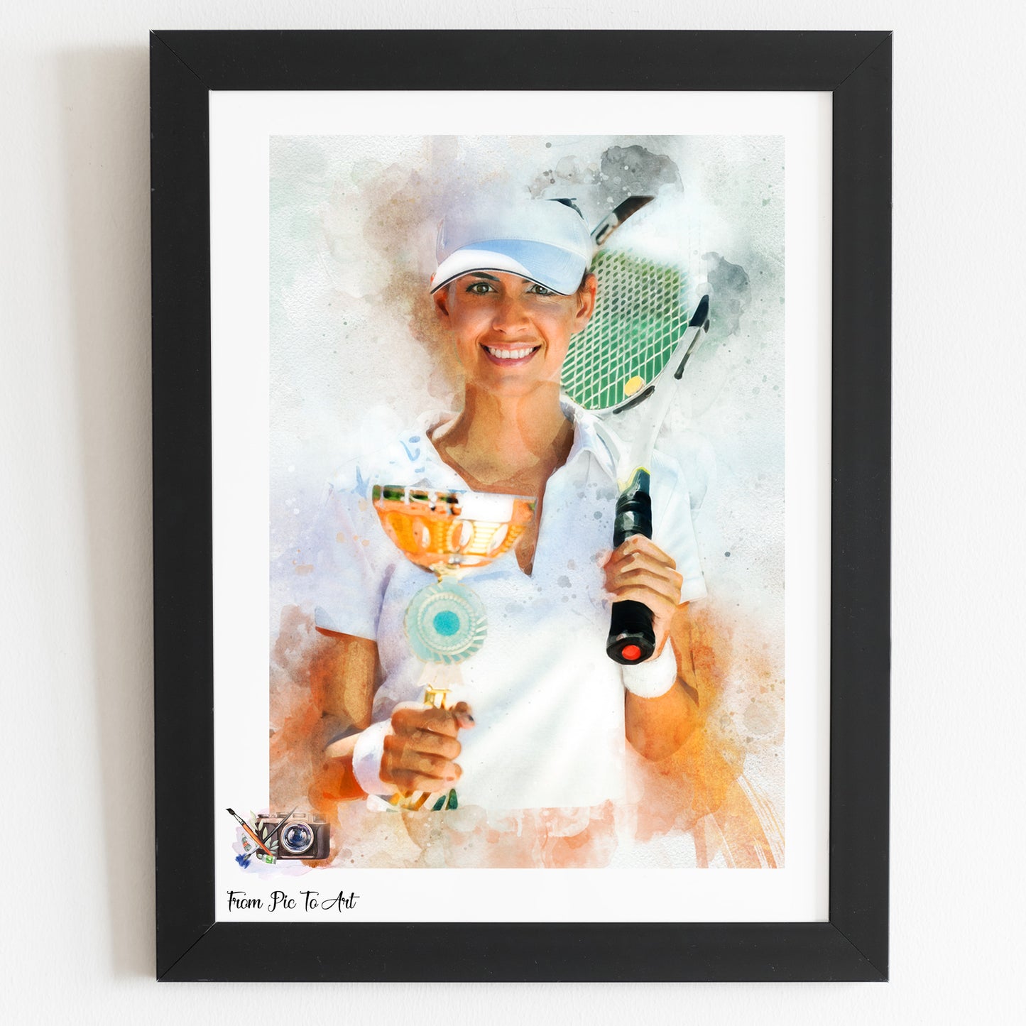 Custom Gifts for Athletes, Personalized Sports Gifts, Sport Prints Trainer Gifts, Coach apparitions ,- FromPicToArt